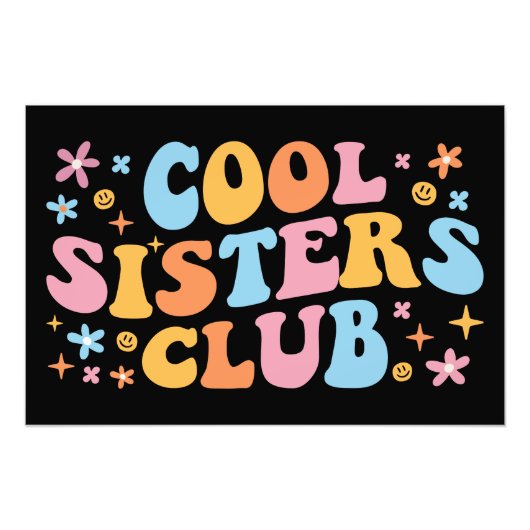 Cooler Schwesterklub III Fotodruck (Vorne)
