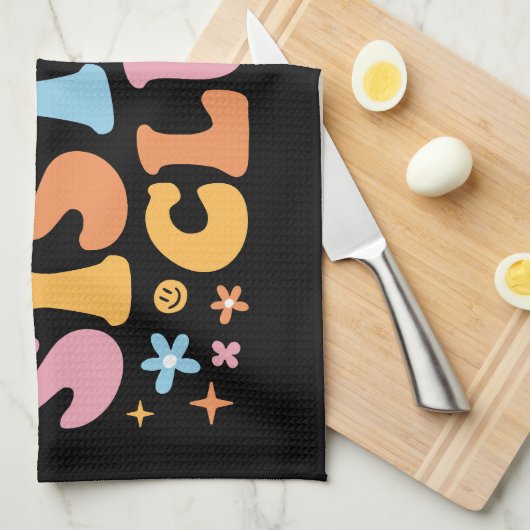 Cooler Schwesterklub III Geschirrtuch (Viertel Falte)