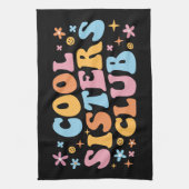 Cooler Schwesterklub III Geschirrtuch (Vertikal)