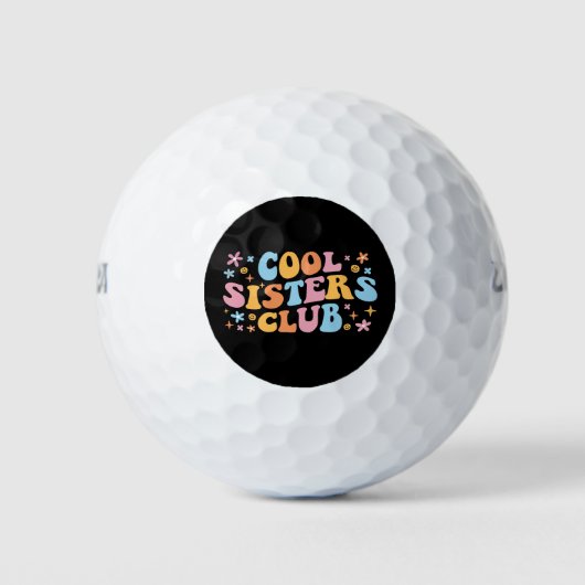 Cooler Schwesterklub III Golfball (Vorderseite)