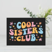 Cooler Schwesterklub III Karte (Stehend Vorderseite)