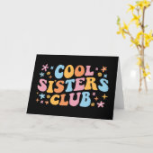 Cooler Schwesterklub III Karte (Gelbe Blume)