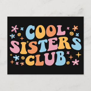 Cooler Schwesterklub III Postkarte