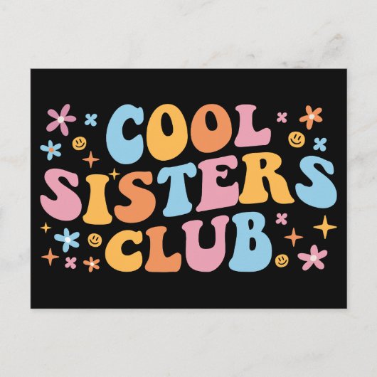 Cooler Schwesterklub III Postkarte (Vorderseite)