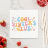 Cooler Schwesterklub III Serviette (Beispiel)