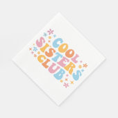 Cooler Schwesterklub III Serviette (Ecke)