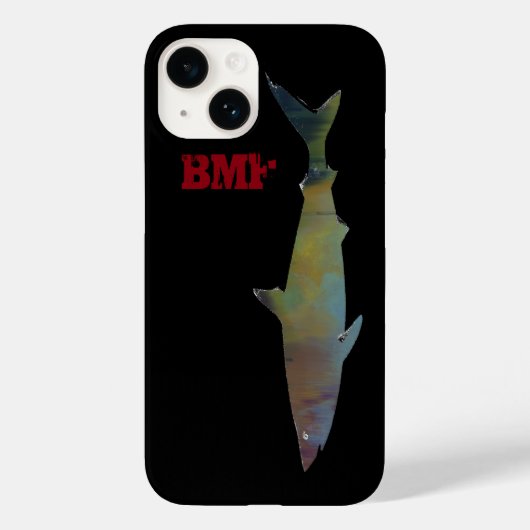 cooler Schwimmhai personalisiert Case-Mate iPhone Hülle (Rückseite)