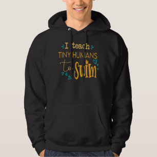 cooler Schwimmtrainer Ich lehre winzige Menschen s Hoodie
