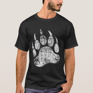 Cooler Schwuler Bär Pride abgenutzter Bärenpranke T-Shirt