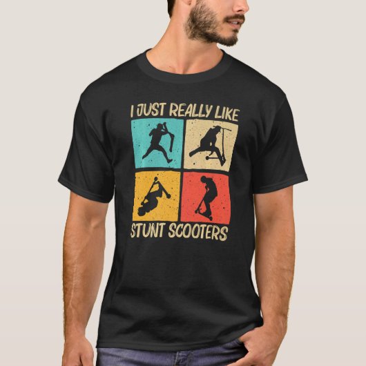 Cooler Scooter für Männer Frauen Scootering Scoote T-Shirt (Vorderseite)