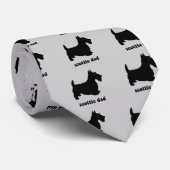 Cooler Scottie Krawatte (Gerollt)