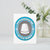 Cooler Seamstress Club Postkarte (Stehend Vorderseite)