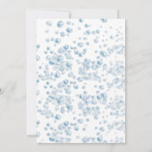 cooler Seehecht-Blauhai 1. Geburtstag Einladung (Rückseite)