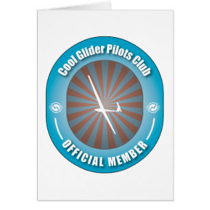 Cooler Segelflugzeug-Pilotverein