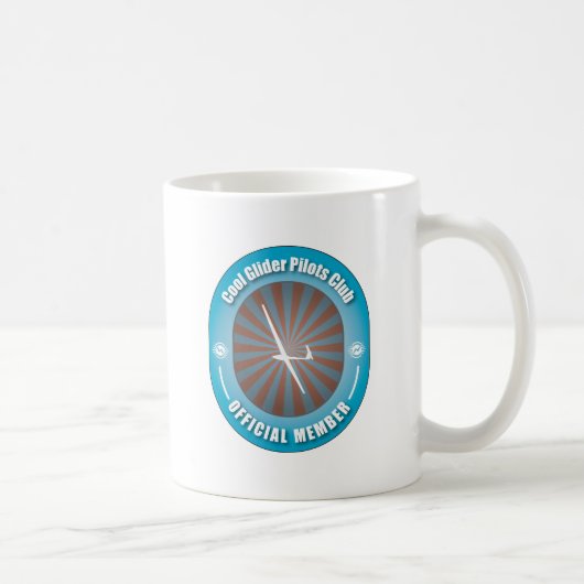 Cooler Segelflugzeug-Pilotverein Kaffeetasse (Rechts)