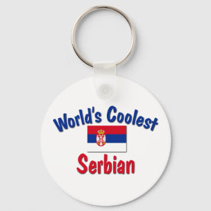 Cooler Serbisch Schlüsselanhänger