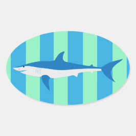 Cooler SHARK Party Sticker