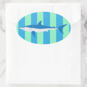 Cooler SHARK Party Sticker (Tasche)