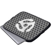 COOLER Silver Chrome Wie 45 Distanz DJ Print Laptopschutzhülle (Vorne Knopf)