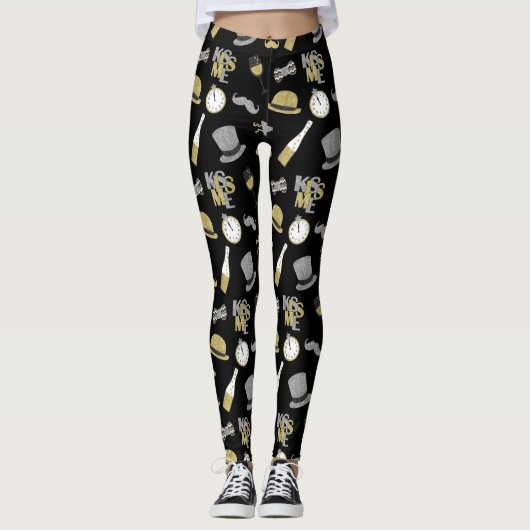cooler Silvester Leggings (Vorderseite)