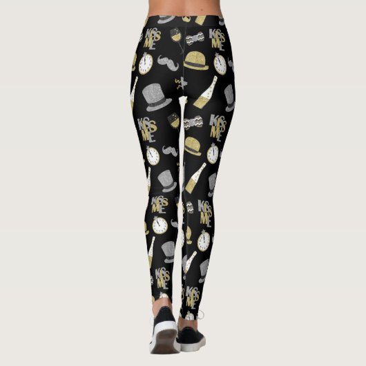 cooler Silvester Leggings (Rückseite)