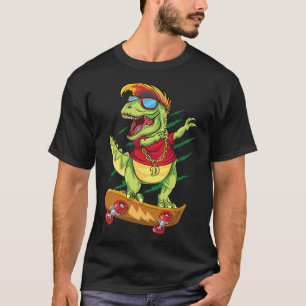 Cooler Skateboard-Dinosaur Skater Dabbing T Rex S T-Shirt