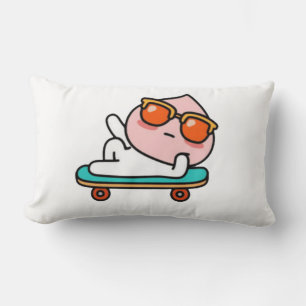 Cooler Skateboard-Moment Lendenkissen