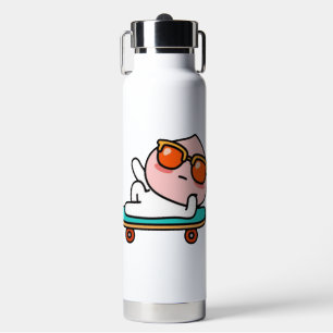 Cooler Skateboard-Moment Trinkflasche