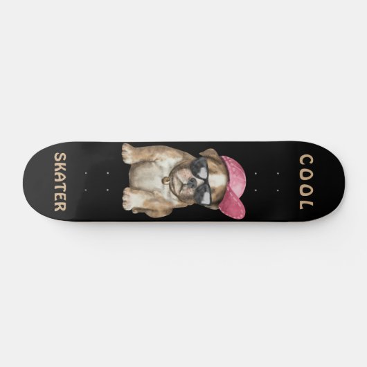 COOLER SKATER DOG SKATEBOARD (Horizontal)