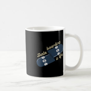 Cooler Skater Skateboarding Ist Leben Skateboard Kaffeetasse