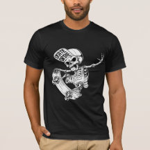 Cooler Skater Skeleton - Grunge & Emo Streetwear