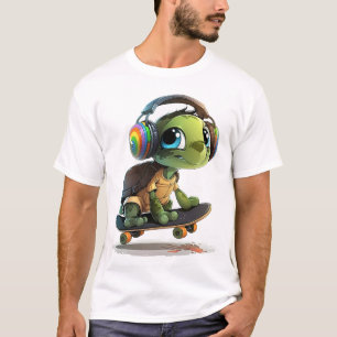 Cooler Skater Turtle T - Shirt