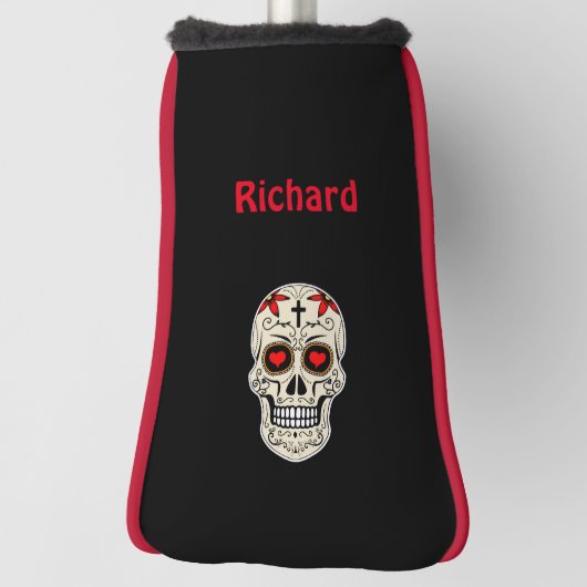 Cooler Skelettkopf Golf Headcover (Rotieren 90)