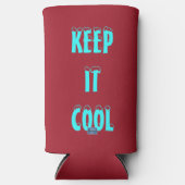 Cooler - Slim (Burg-BEHALTEN IT COOL)RFPMDesign ©️ Selters Dosenkühler (Vorderseite)