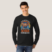 Cooler Sloth-Run T-Shirt (Vorne ganz)