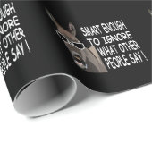 Cooler Smart Donkey Geschenkpapier (Rolleneckpunkt)