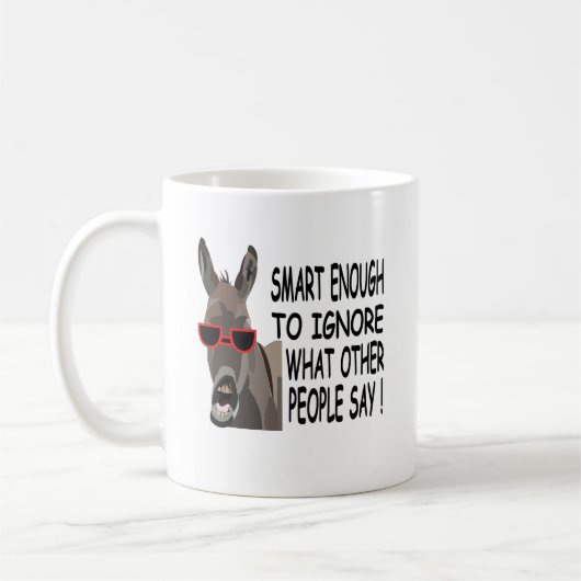 Cooler Smart Donkey Kaffeetasse (Links)