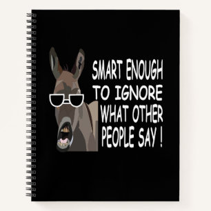 Cooler Smart Donkey Notizblock