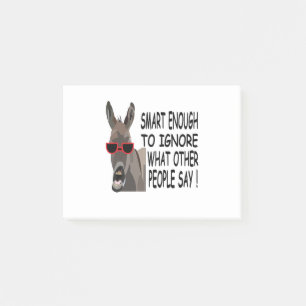 Cooler Smart Donkey Post-it Klebezettel