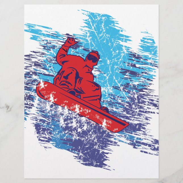 Cooler Snowboarder (Vorderseite)