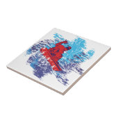 Cooler Snowboarder Fliese (Seite)