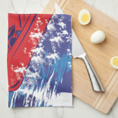 Cooler Snowboarder Handtuch (Viertel Falte)