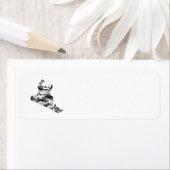 Cooler Snowboarder in Camouflage Grau (Insitu)