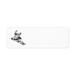 Cooler Snowboarder in Camouflage Grau