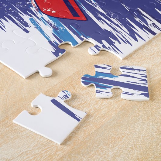 Cooler Snowboarder Puzzle (Seite)