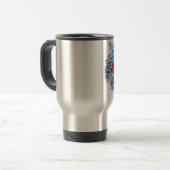 Cooler Snowboarder Reisebecher (Vorderseite Links)