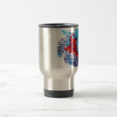 Cooler Snowboarder Reisebecher (Mittel)