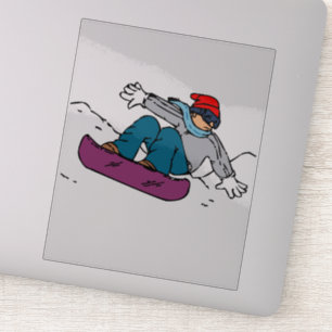 Cooler Snowboarder   Snowboardgeschenk   Liebe im  Aufkleber