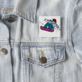 Cooler Snowboarder | Snowboardgeschenk | Liebe im Button (Beispiel)