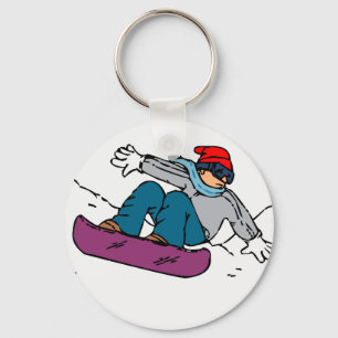 Cooler Snowboarder   Snowboardgeschenk   Liebe im  Schlüsselanhänger